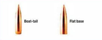 Boat-tail and Flat Base bullets